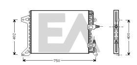 Electroauto 30F0016 - CONDENSADOR IVECO EUROCARGO