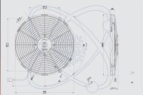 Electroauto 32C0007 - ELECTROVENTILADOR 382 MM ASP 12V