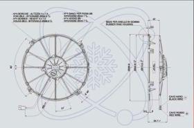 Electroauto 32E0004 - ELECTROVEN.ASP 24V 5PALAS 331MM