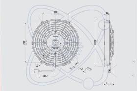 Electroauto 32H0005 - ELECTRO VENTILADOR 12V 247MM