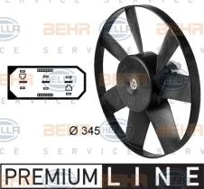 Hella 8EW009144451 - ELECTROVENTILADOR RADIADOR VAG