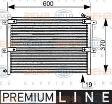 Hella 8FC351036061 - CONDENSADOR A/A VAG