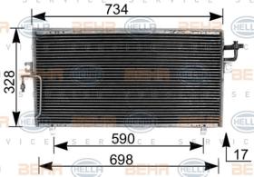 Hella 8FC351036511 - CONDENSADOR