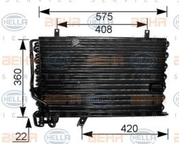 Hella 8FC351037131 - CONDENSADOR