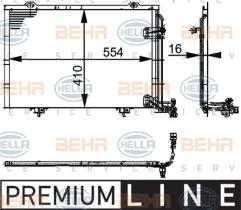 Hella 8FC351037331 - CONDENSADOR