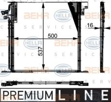 Hella 8FC351037341 - CONDENSADOR MB VITO