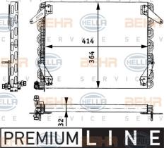 Hella 8FC351317381 - CONDENSADOR NISSAN CABSTAR/ATLEON