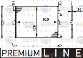 Hella 8FC351317661 - CONDENSADOR RVI MAGNUM AE