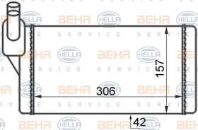 Hella 8FH351024401 - CALEFACTOR VW TRANSPORTER