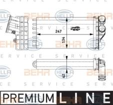 Hella 8FH351311261 - CALEFACTOR CITROEN C4