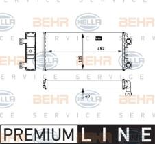 Hella 8FH351312591 - CALEFACTOR VOLVO FM/ VN