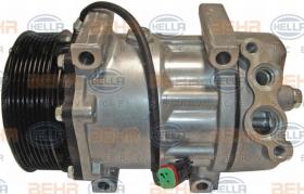 Hella 8FK351134821 - COMPRESOR SANDEN 24V SD7H15 PV8 SCANIA 119MM