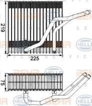 Hella 8FV351210541 - EVAPORADOR A/A VAG