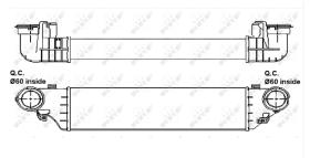 Nrf 30164 - INTERCOOLER MERCEDES (PKW) CLASS C