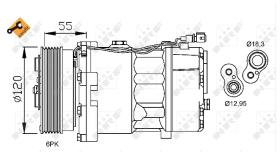 Nrf 32064 - COMPRESOR AUDI - SKODA - VW A3 - OC