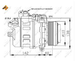 Nrf 32123 - RADIADOR BMW SERIE 3 E39 520 I/523