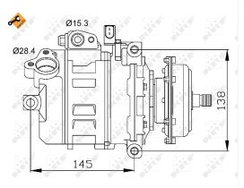 Nrf 32148 - COMPRESOR VOLKSWAGEN (VAG) TRANSPOR