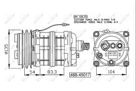 Nrf 32158 - COMPRESOR UNIVERSAL TAMA TM-15HD