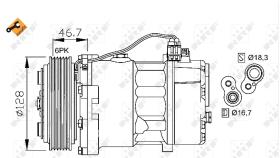 Nrf 32168 - COMPRESOR VOLKSWAGEN (VAG) TRANSPOR