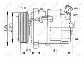 Nrf 32191 - COMPRESOR OPEL SIGNUM