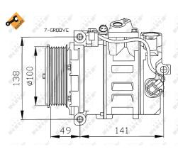 Nrf 32216 - COMPRESORES F-CLASS W211 / C-CLASS
