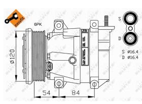 Nrf 32220 - COMPRESOR DAEWO KALOS