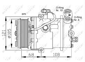 Nrf 32232 - COMPRESORES ASTRA G 2.0 DI