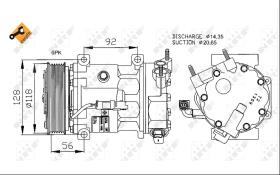 Nrf 32240 - COMPRESORES C4 / 307