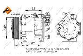 Nrf 32271 - COMPRESOR FD.-MAZDA-VO.FOCUS/MAZDA