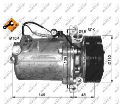 Nrf 32414 - COMPRESOR BMW