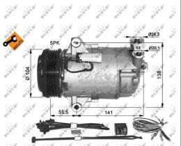 Nrf 32426 - COMPRESOR OPEL