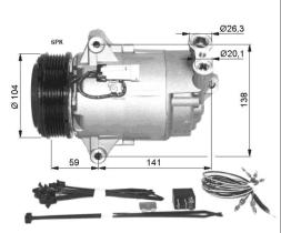 Nrf 32427 - COMPRESOR OPEL