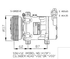 Nrf 32431 - COMPRESOR RENAULT