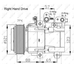 Nrf 32443 - COMPRESOR KIA SORENTO