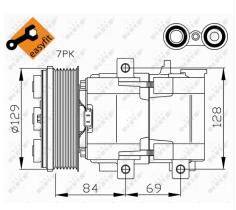 Nrf 32447 - COMPRESOR FORD TRANSIT VI