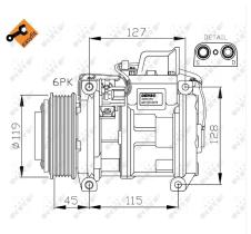 Nrf 32453 - COMPRESOR MERCEDES E-CLASS/G-CLASS/