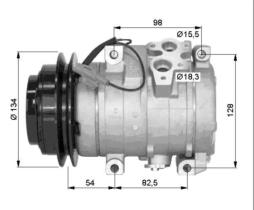 Nrf 32458 - COMPRESOR MITSUBISHI PAJERO III