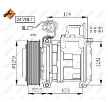 Nrf 32567 - COMPRESOR MERCEDES TRUCK ACTROS