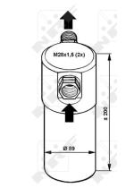 Nrf 33081 - FILTRO DESH. AUDI 80 (B4) EXCL.DIES