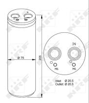 Nrf 33205 - FILTRO DESH. AUDI A4