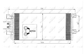 Nrf 35140 - CONDENSADOR VOLKSWAGEN TRANSPORTER