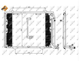 Nrf 35214 - CONDENSADOR MERCEDES W202 C180 / 20