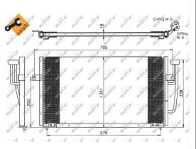 Nrf 35234 - CONDENSADOR MITSUBISHI - VOLVO CARI