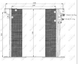 Nrf 35305 - CONDENSADOR MERCEDES VITO 108 / 110