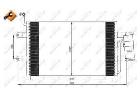 Nrf 35338 - CONDENSADOR SEAT IBIZA III