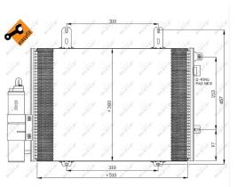 Nrf 35353 - CONDENSADOR RENAULT KANGOO