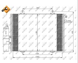 Nrf 35379 - CONDENSADOR RENAULT CLIO - II