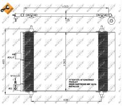 Nrf 35414 - CONDENSADOR CITROEN XSARA PICASSO