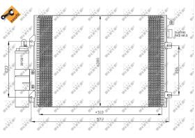 Nrf 35430 - CONDENSADOR RENAULT CLIO