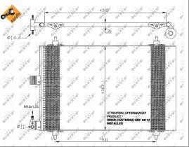 Nrf 35437 - CONDENSADOR CITROEN / PEUGEOT XSARA